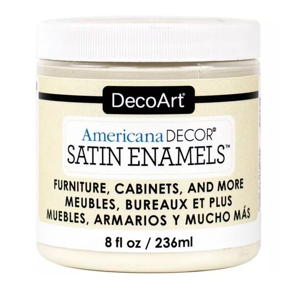 Americana Decor Satin Enamels 8oz Neutral Beige - Picture 1 of 2